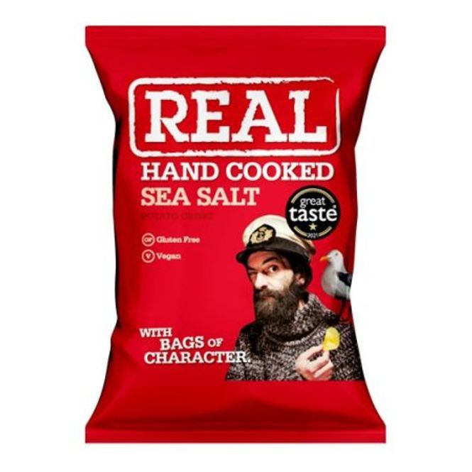 Hovedbilde Real Crisps Sea Salt 150g